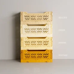 Aykasa foldekasse - Mini - Mustard