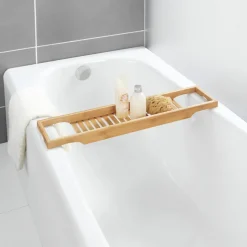 Badekarshylde i bambus
