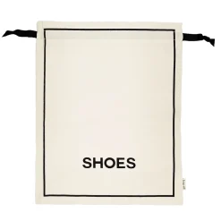 Bag All - Bomuldspose til sko - Shoes, creme