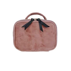 Bag All - Pilletaske, Large - Lyserød Velour