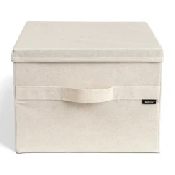 Bigso Box Gøteborg Stofkasse med låg - Large, Linen