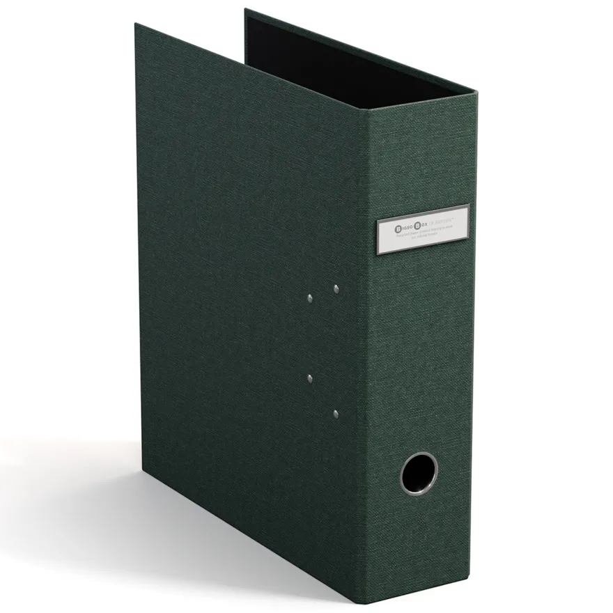 Bigso Box of Sweden - Archie Ringbind, Mørkegrøn