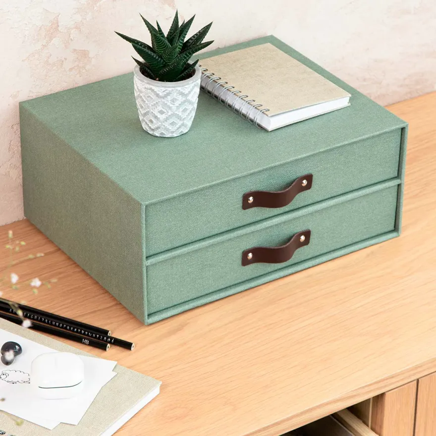 Bigso Box of Sweden - Birger - Skuffedarium, Soft Teal
