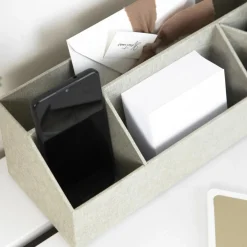 Bigso Box of Sweden - Elisa skrivebordsorganiser, Linen