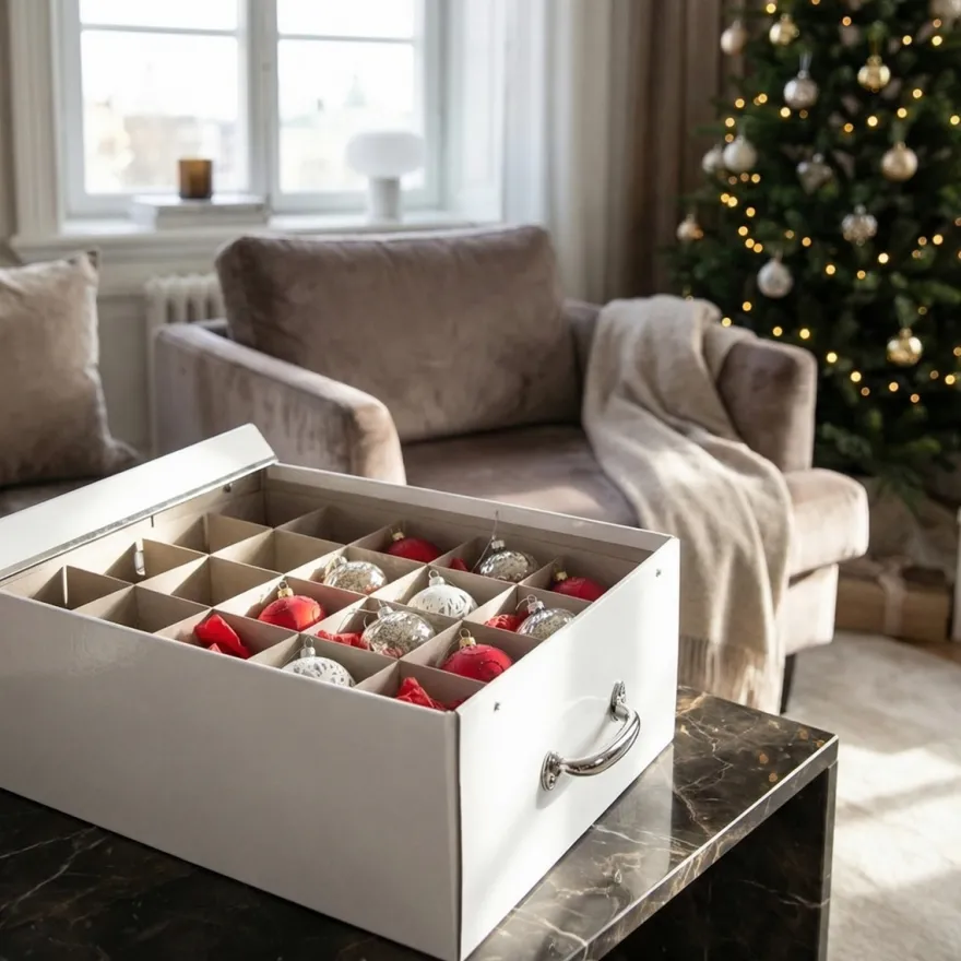 Bigso Box of Sweden - Engla Box til Julepynt - Hvid