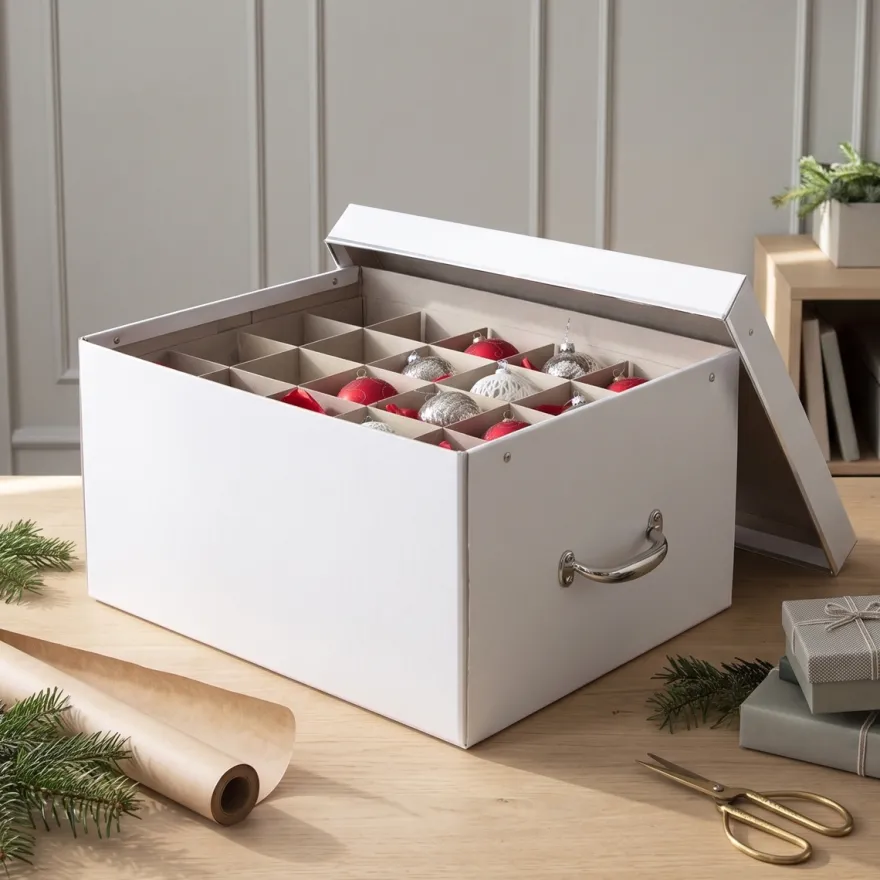 Bigso Box of Sweden - Engla Box til Julepynt - Hvid