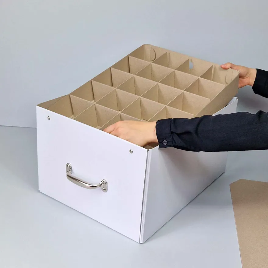 Bigso Box of Sweden - Engla Box til Julepynt - Hvid