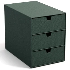 Bigso Box of Sweden - Ingrid - Skuffedarium - Mørkegrøn