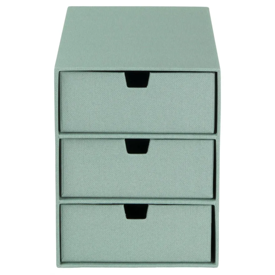 Bigso Box of Sweden - Ingrid - Skuffedarium - Soft Teal