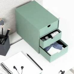 Bigso Box of Sweden - Ingrid - Skuffedarium - Soft Teal