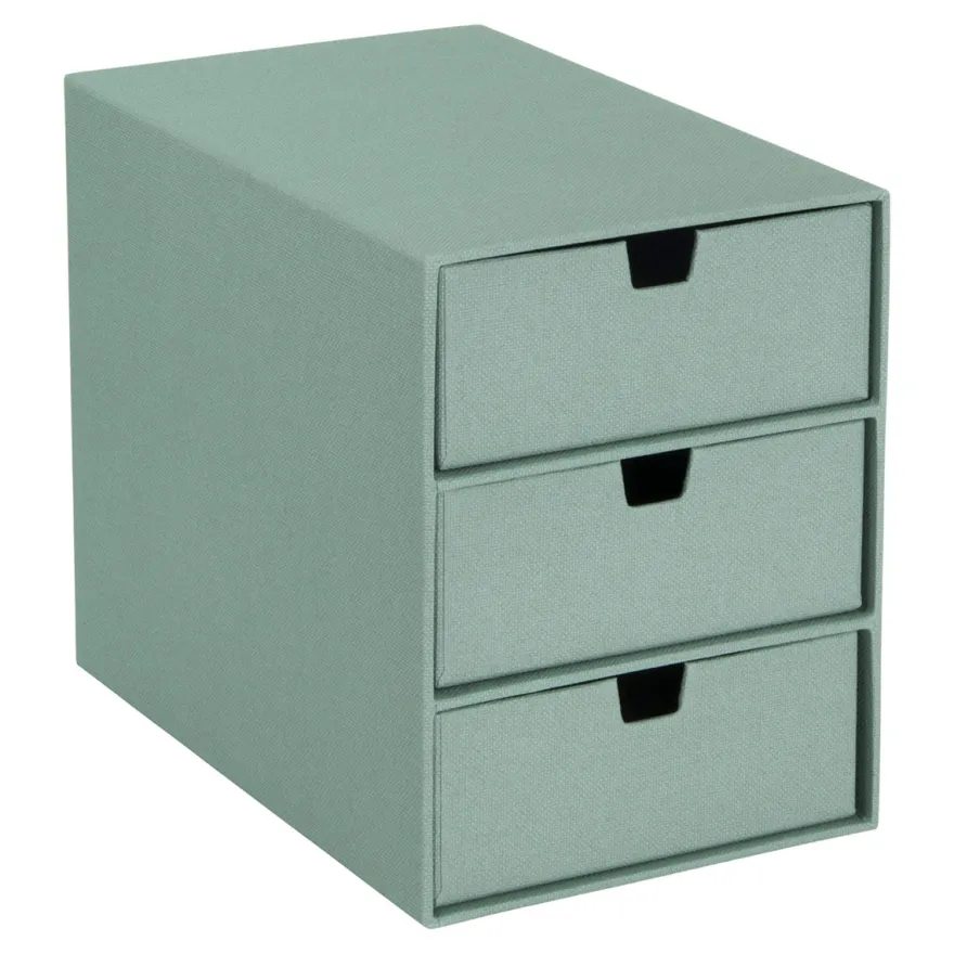 Bigso Box of Sweden - Ingrid - Skuffedarium - Soft Teal
