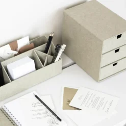 Bigso Box of Sweden - Ingrid - Skuffedarium, Linen