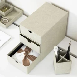 Bigso Box of Sweden - Ingrid - Skuffedarium, Linen