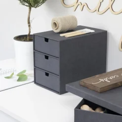 Bigso Box of Sweden - Ingrid - Skuffedarium, Sort