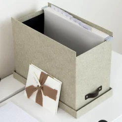 Bigso Box of Sweden - Johan - Filebox, Linen