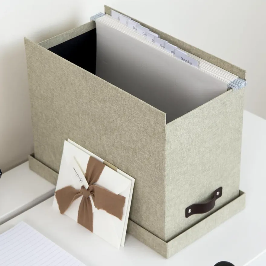 Bigso Box of Sweden - Johan - Filebox, Linen