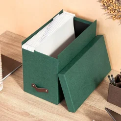 Bigso Box of Sweden - Johan - Filebox, Mørkegrøn