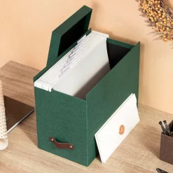 Bigso Box of Sweden - Johan - Filebox, Mørkegrøn