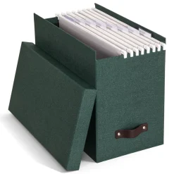 Bigso Box of Sweden - Johan - Filebox, Mørkegrøn