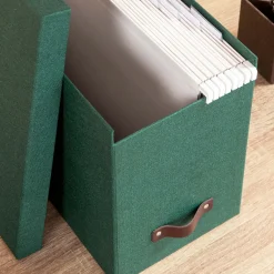 Bigso Box of Sweden - Johan - Filebox, Mørkegrøn