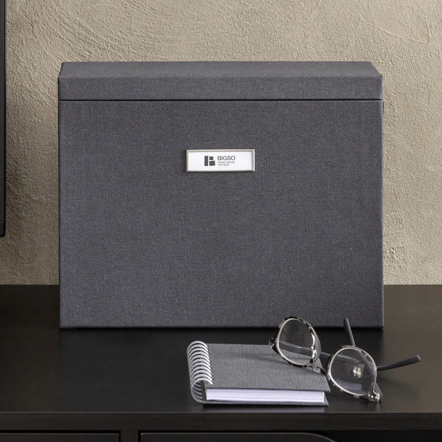 Bigso Box of Sweden - Joseph - Filebox, Sort