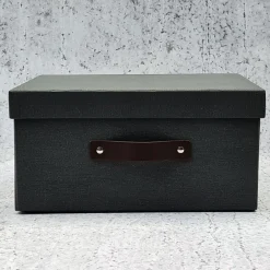 Bigso Box of Sweden Levi Rumdelerkasse - Sort med låg