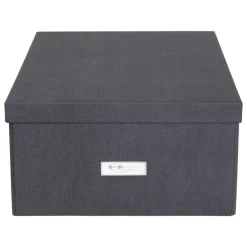 Bigso Box of Sweden - Opbevaringskasse Large - Katrin - Sort