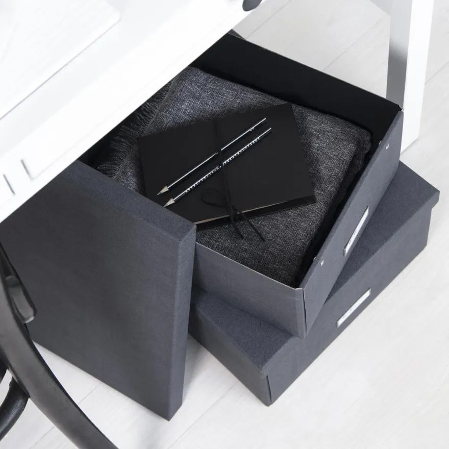 Bigso Box of Sweden - Opbevaringskasse Small - Karin - Sort
