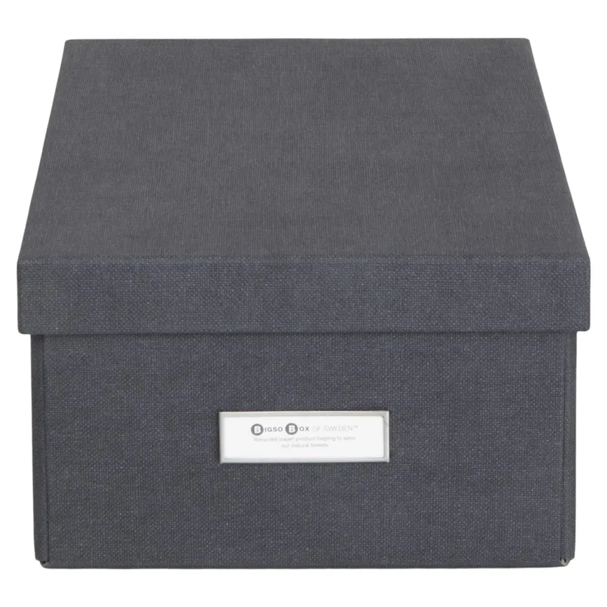 Bigso Box of Sweden - Opbevaringskasse Small - Karin - Sort