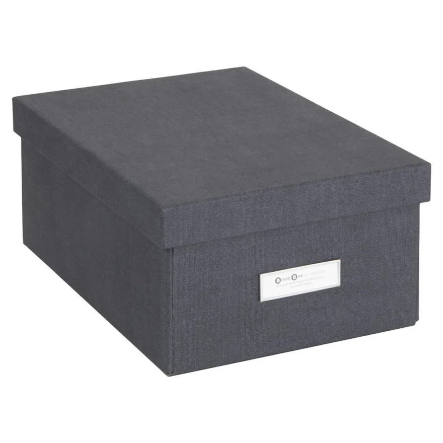 Bigso Box of Sweden - Opbevaringskasse Small - Karin - Sort