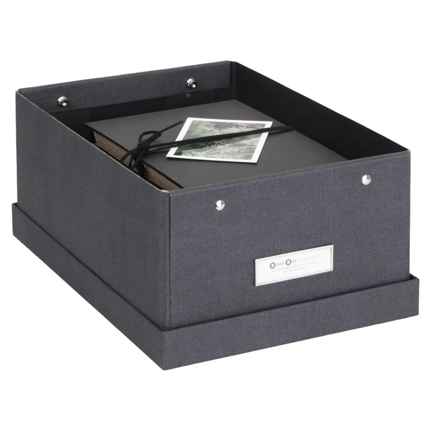 Bigso Box of Sweden - Opbevaringskasse Small - Karin - Sort