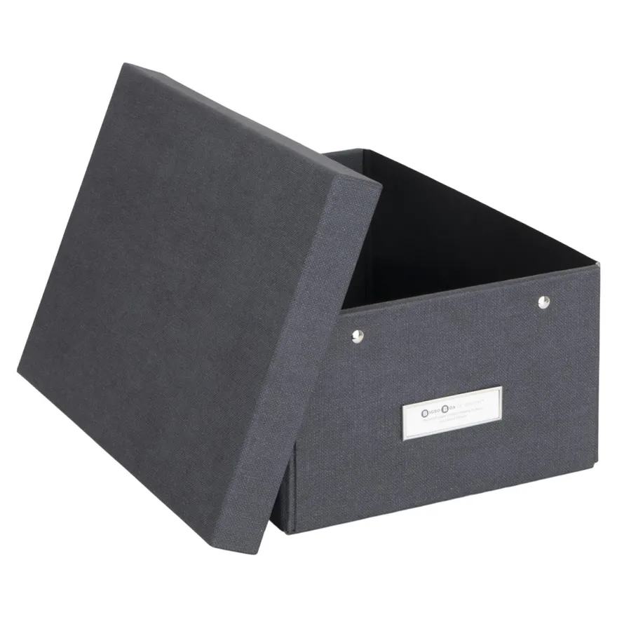 Bigso Box of Sweden - Opbevaringskasse Small - Karin - Sort