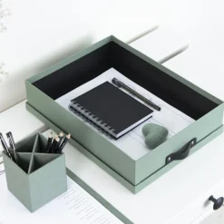 Bigso Box of Sweden - Oskar - Dokumentæske, Soft Teal