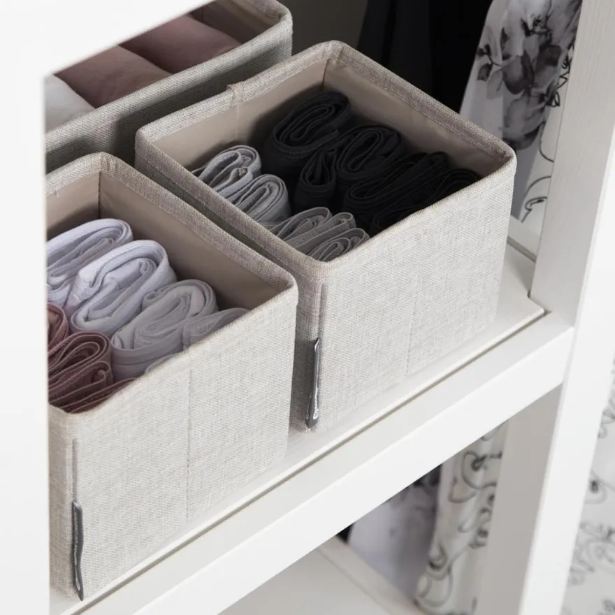Bigso Box of Sweden - 3 stk. kurve til skuffeopbevaring - Beige
