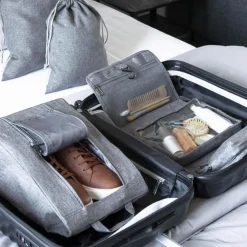 BigsoBox of Sweden - Travelseries - Toilettaske, Grå