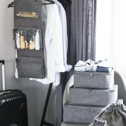 BigsoBox of Sweden - Travelseries - Toilettaske, Grå