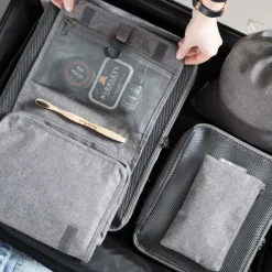 BigsoBox of Sweden - Travelseries - Toilettaske, Grå
