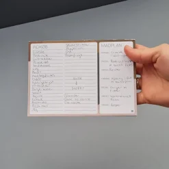 Boxdelux blok A6 - Indkøbsliste - Artwerk