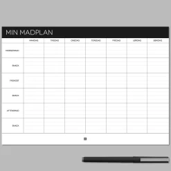 Boxdelux blok A4 - Madplan