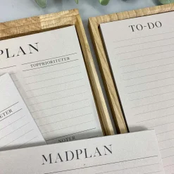 Boxdelux blok A5 - Madplan - Colorcode, beige