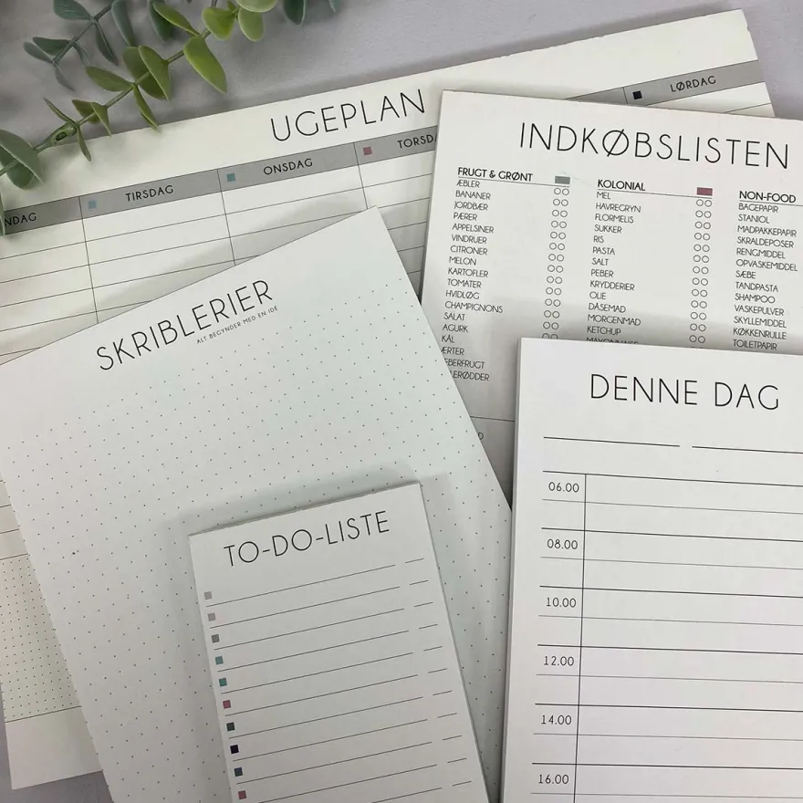 Boxdelux blok A4 - Mad & Træning - Nordic