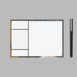 Boxdelux blok A5 - Månedsplan - Artwerk