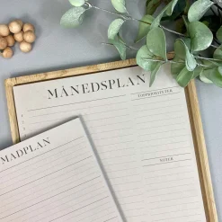 Boxdelux blok A4 - Månedsplan - Colorcode, beige