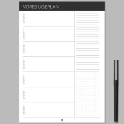 Boxdelux blok A4 - Vores Ugeplan