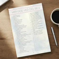 Boxdelux blok A4 - Vær god ved dig selv