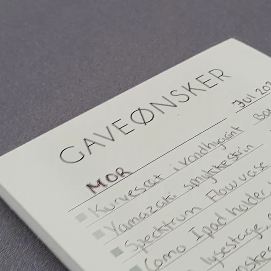 Boxdelux blok M65 - Gaveønsker - Nordic