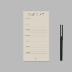 Boxdelux blok M65 - Madplan - Colorcode, beige