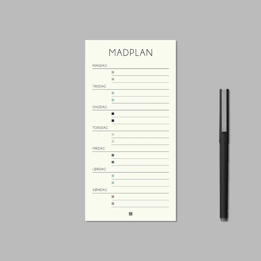 Boxdelux blok M65 - Madplan - Nordic