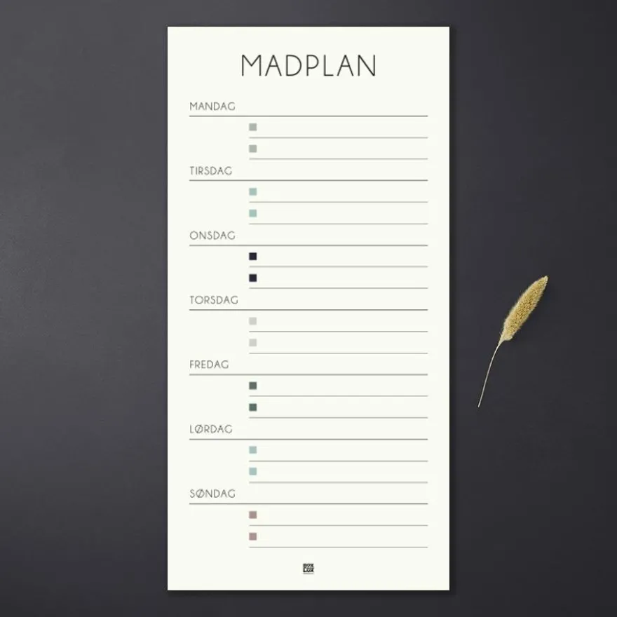 Boxdelux blok M65 - Madplan - Nordic