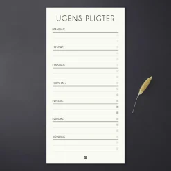Boxdelux blok M65 - Ugens pligter - Nordic